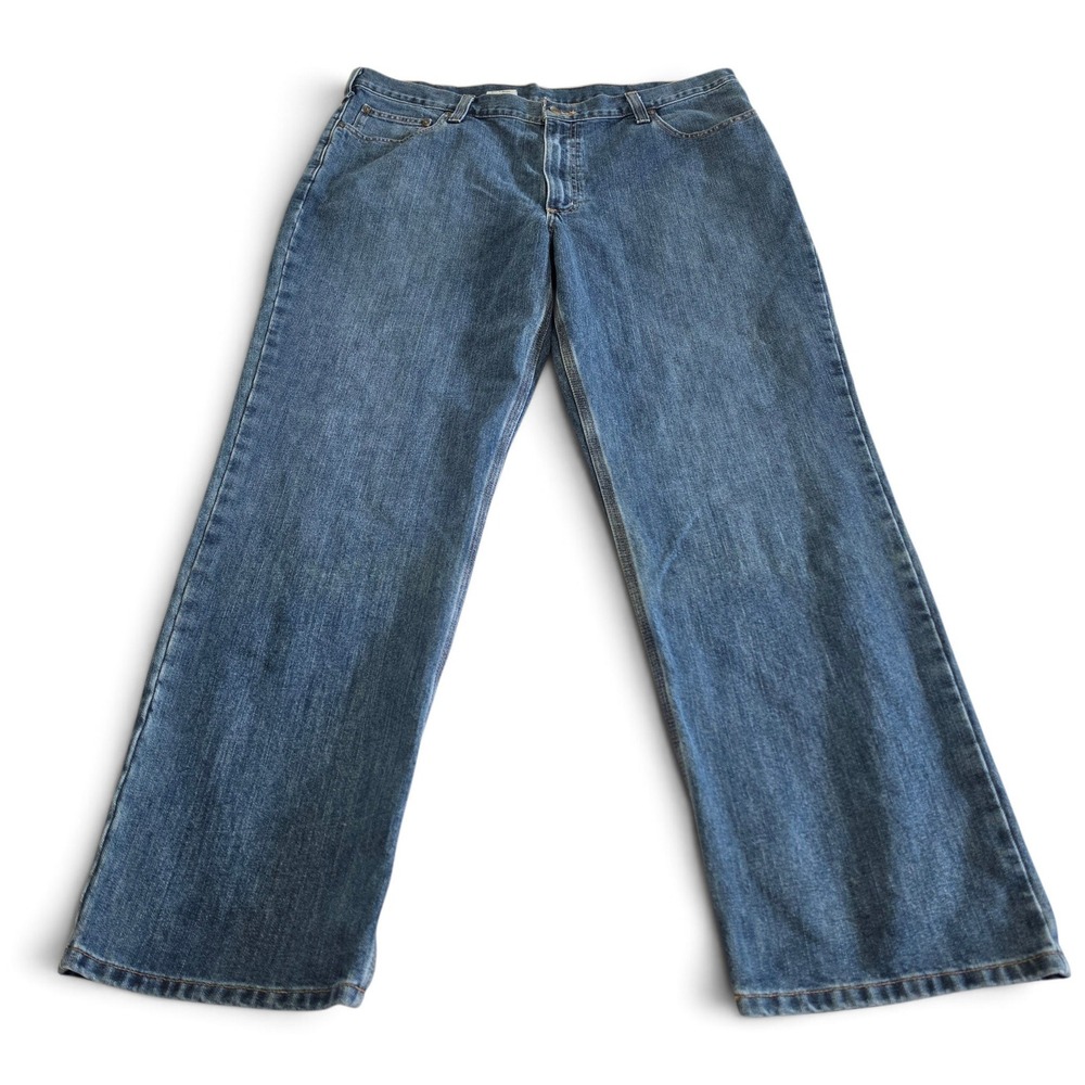 Carhartt Holter Relaxed Fit Jeans Mens 40x32 Blue Denim Work Pants 101483-980